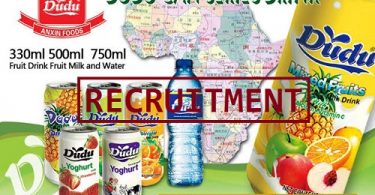 Anxin Industrial Technology Nigeria Limited / Dudu Milk Nigeria Recruitment 2021 (2 Job vacancies)