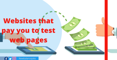 Websites that pay you to test web pages