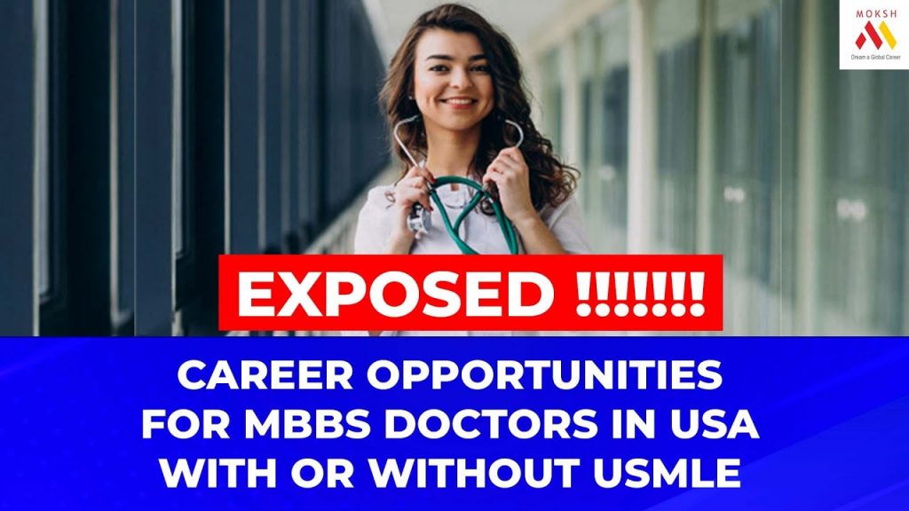 jobs for doctors without USMLE in USA