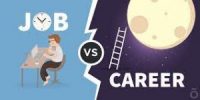 what is the difference between job and career 2