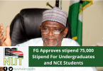 FG Approves stipend 75,000 Stipend For Undergraduates and NCE Students 1