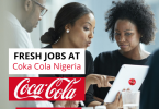 Coca-cola recruitment in Nigeria