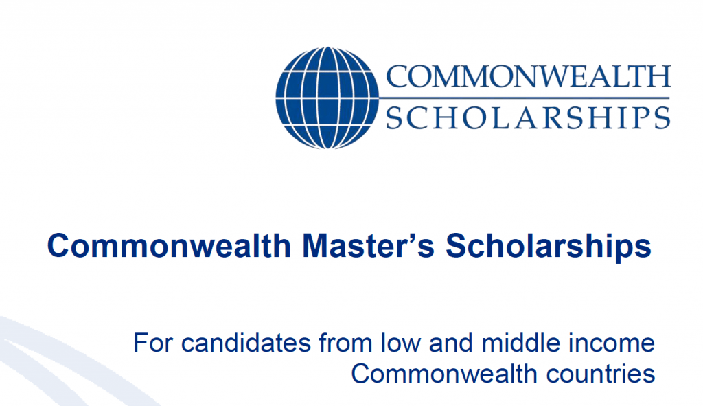 Commonwealth Master's Scholarships Programme