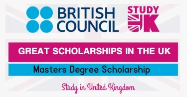 British Council Study UK GREAT Scholarships