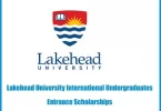 Lakehead University International Scholarships