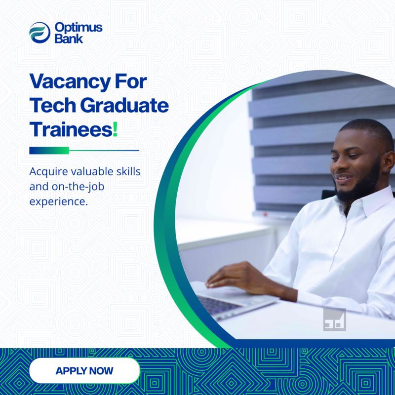 Optimus Bank Graduate Trainee Tech Programme 2025 optimus-bank-graduate-trainee-tech-programme-2025