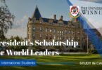 University of Winnipeg President Scholarship