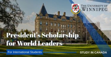 University of Winnipeg President Scholarship