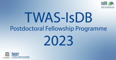 TWAS-IsDB Postdoctoral Fellowship Program