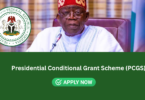 Presidential Conditional Grant Scheme (PCGS)