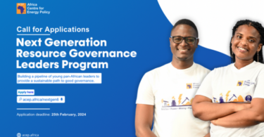 Next Generation Resource Governance Leaders Program