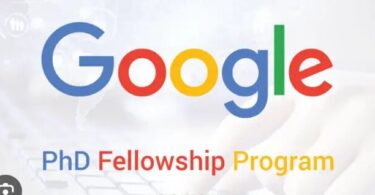 Google PhD Fellowship Program