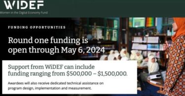 Women in the Digital Economy Fund (WiDEF) Grants Program