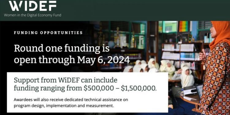 Women in the Digital Economy Fund (WiDEF) Grants Program
