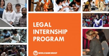 Call For Applications: World Bank Legal Internship Program
