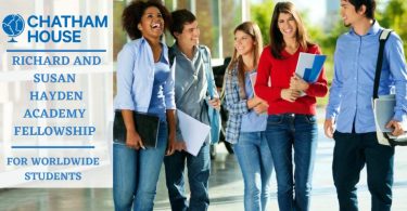 Chatham House Richard and Susan Hayden Academy Fellowship