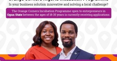 Orange Corners Nigeria Incubation Program