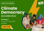 People Powered Climate Democracy Accelerator (CDA)