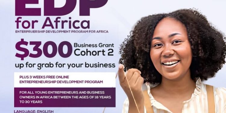 EDP for Africa Business Grant 2024 for Young African Entrepreneurs ( Up to $300 Grant and Free 3-week Business Training with Certification) 4 EDP for Africa Business Grant