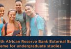 South African Reserve Bank External Bursary Scheme