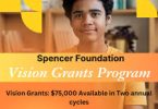 Spencer Foundation Vision Grants program