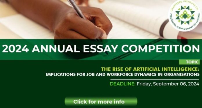 CIPM Essay Competition (Chartered Institute of Personnel Management) (N300,000 Cash Prizes) 3 CIPM Essay Competition