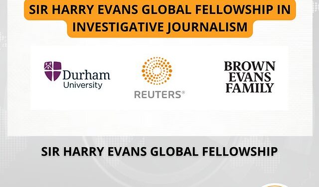 Sir Harry Evans Global Fellowship for Exceptional Early Career Journalist
