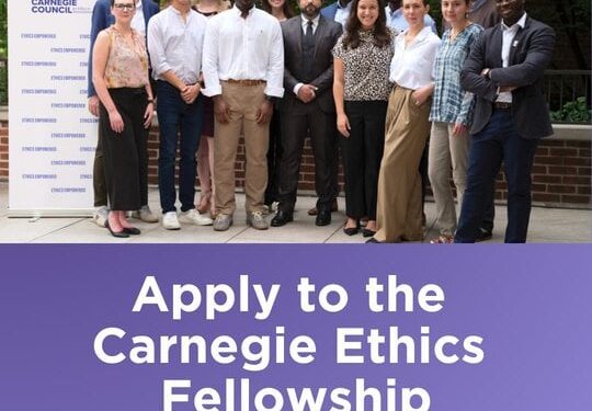 Carnegie Ethics Fellowship Program 2025-2027