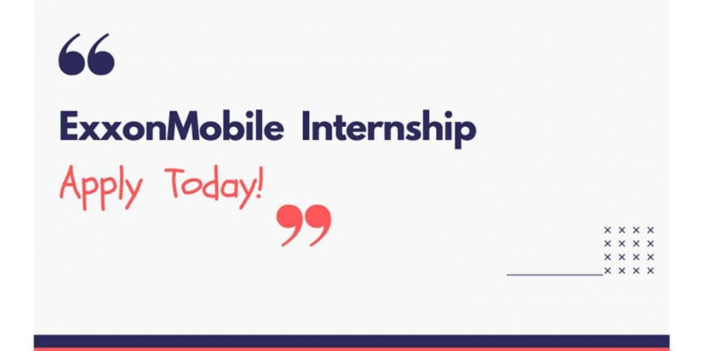 ExxonMobil Graduate Internship