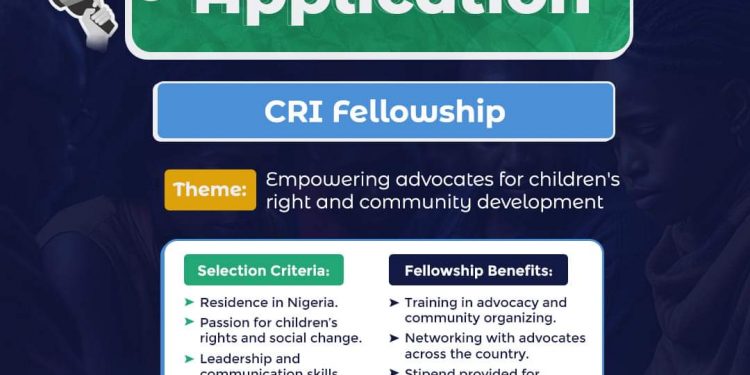 CRI Fellowship Program For Nigerians