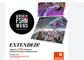 FREE Retail Space at GTCO Fashion Weekend