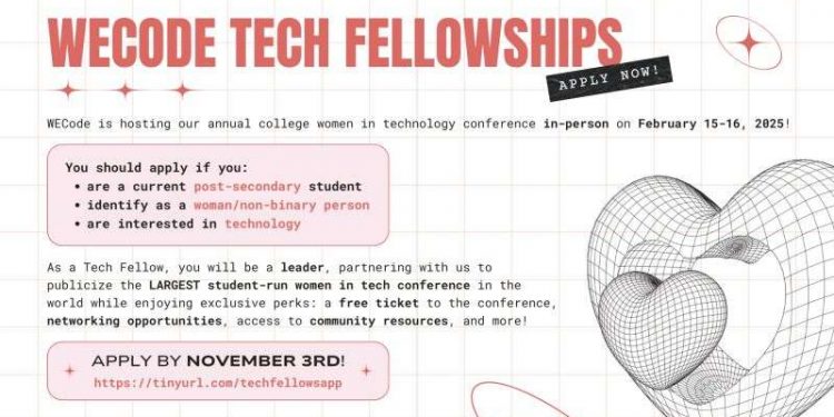 Harvard WECode College Conference Tech Fellowship