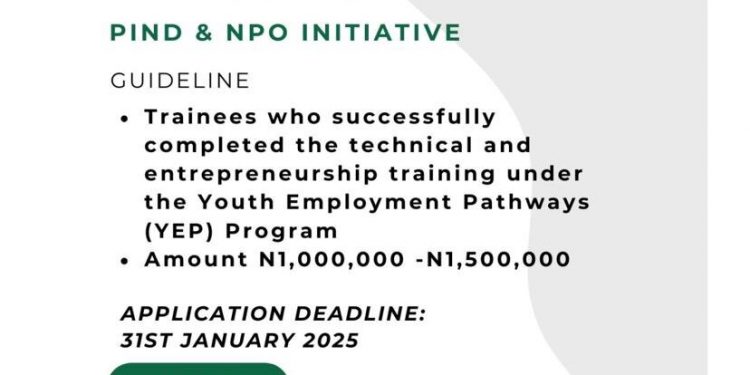 PIND/NPO Startup Business Funding Program