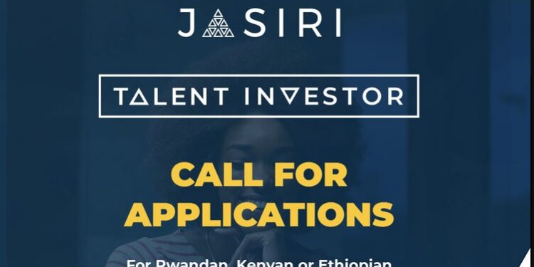 Jasiri Talent Investor Program (Cohort 8)