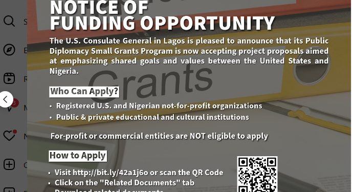 U.S. Mission to Nigeria Public Diplomacy Small Grants Program