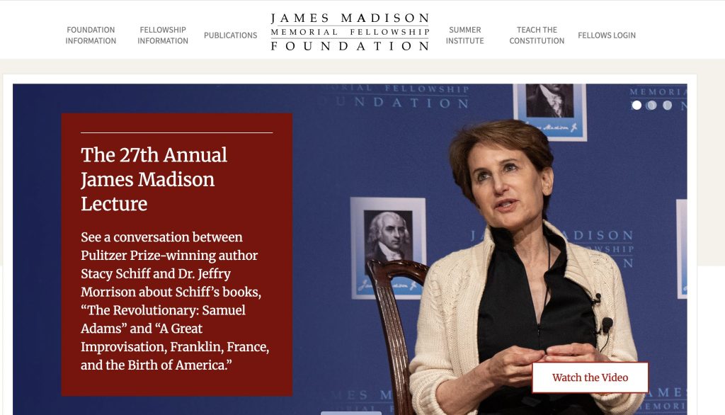 James Madison Graduate Fellowships in USA 2025 [$24,000 per Annum] 1