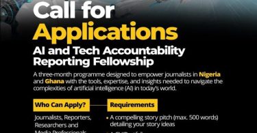AI & Tech Accountability Reporting Fellowship