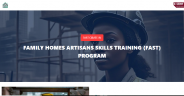 Family Homes Artisans Skills Training (FAST) Program