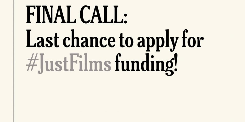 Ford Foundation JustFilms Grants Program 2025 (Up to $100,000 Grant)