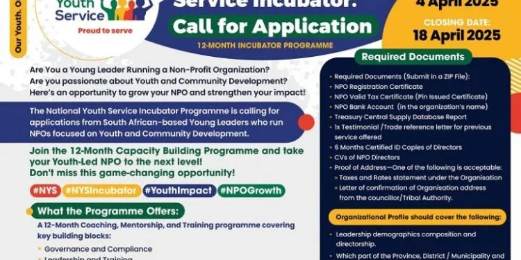 National Youth Development Agency NPO Capacity Building Program