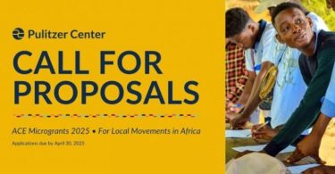 Pulitzer Center Africa Climate and Environment Micro Grants