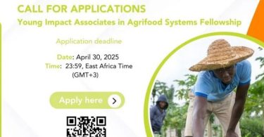 Young Impact Associates in Agrifood Systems Fellowship