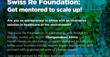 Swiss Re Foundation_Bridge for Billions Changemakers Africa Program