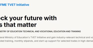 Federal Ministry of Education Technical and Vocational Education and Training ( FME TVET)