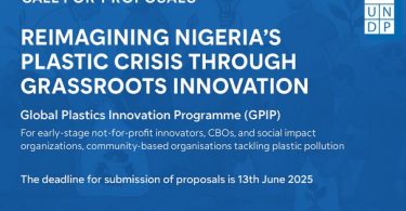 UNDP Nigeria Global Plastics Innovation Programme