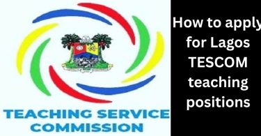 How to apply for Lagos TESCOM teaching positions