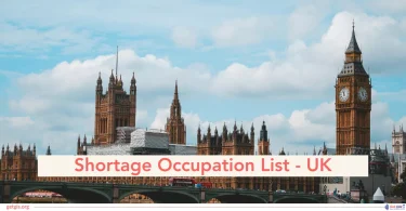 UK Shortage Occupation List