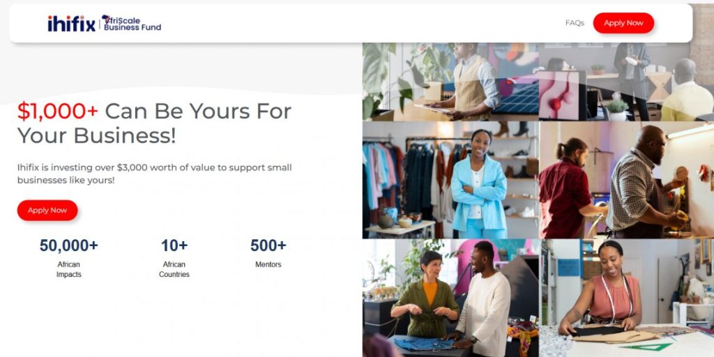 Ihifix AfriScale Business Fund For African MSMES