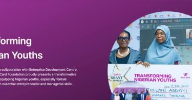 Wema Sara Grant for Nigerian Youth