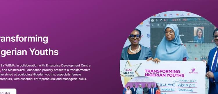Wema Sara Grant for Nigerian Youth